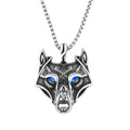Celtic Viking Wolf Head Stainless Steel Pendant – Titanium Steel Men’s Necklace, Bestseller